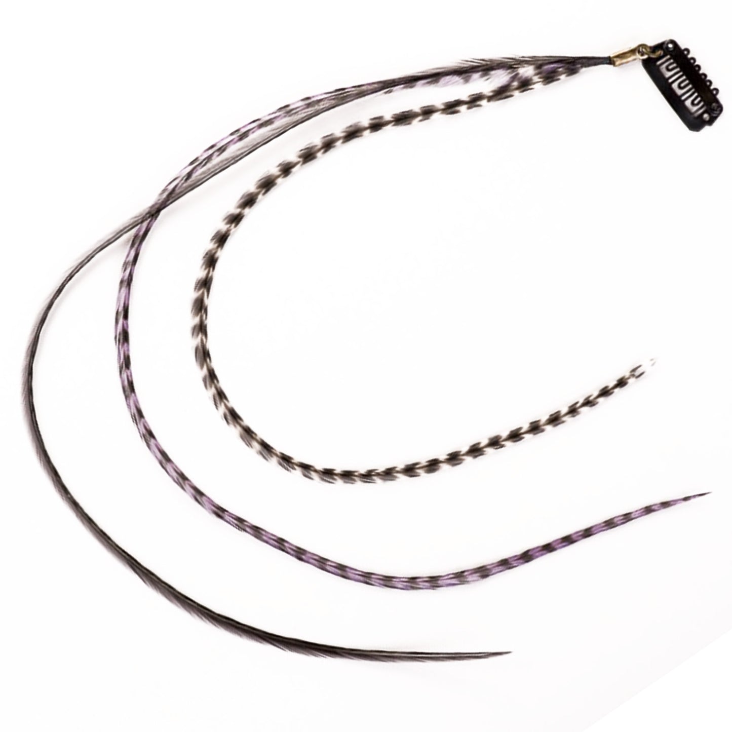 Feather extensions - 3 feathers - Crepuscule