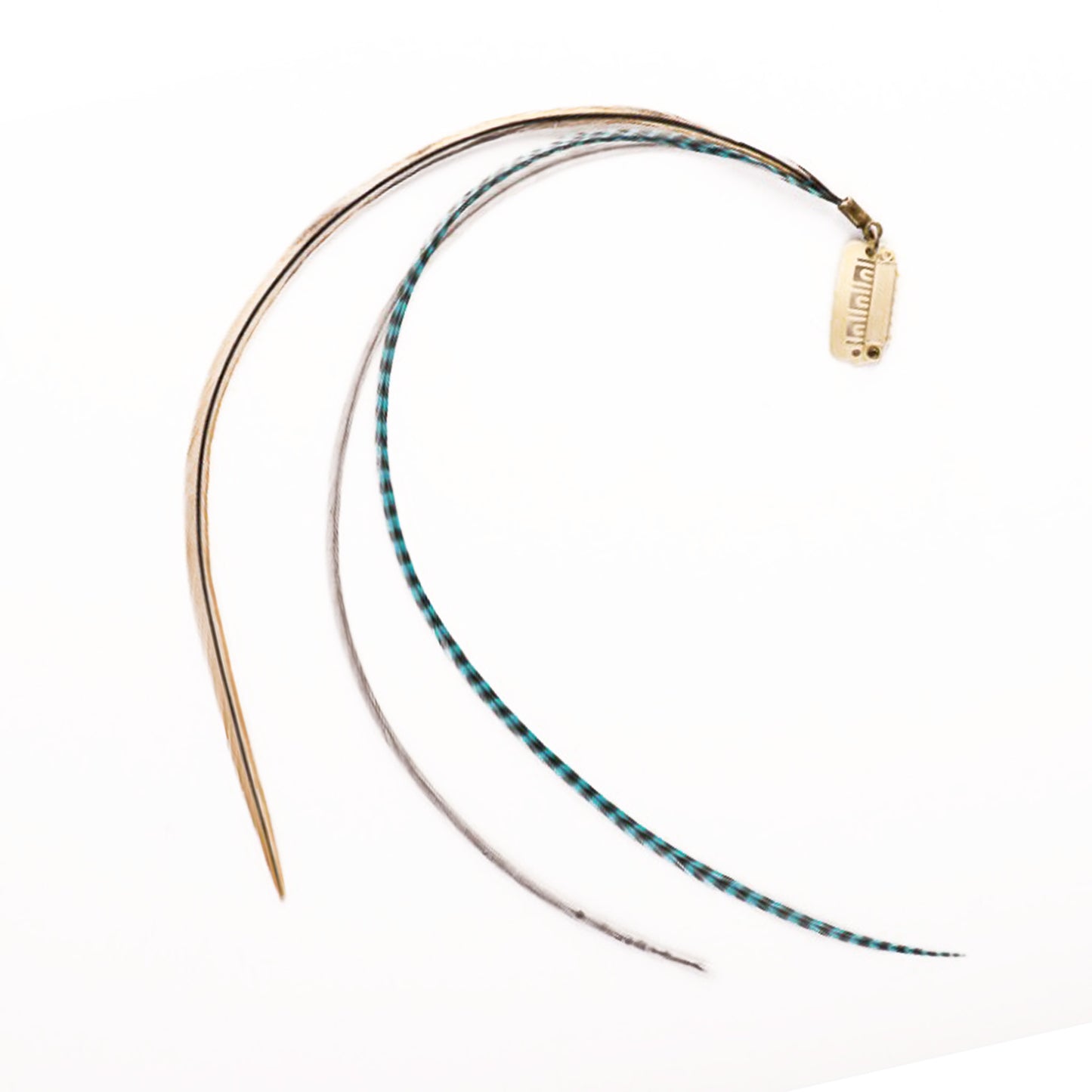 Feather extensions - 3 feathers - Siren