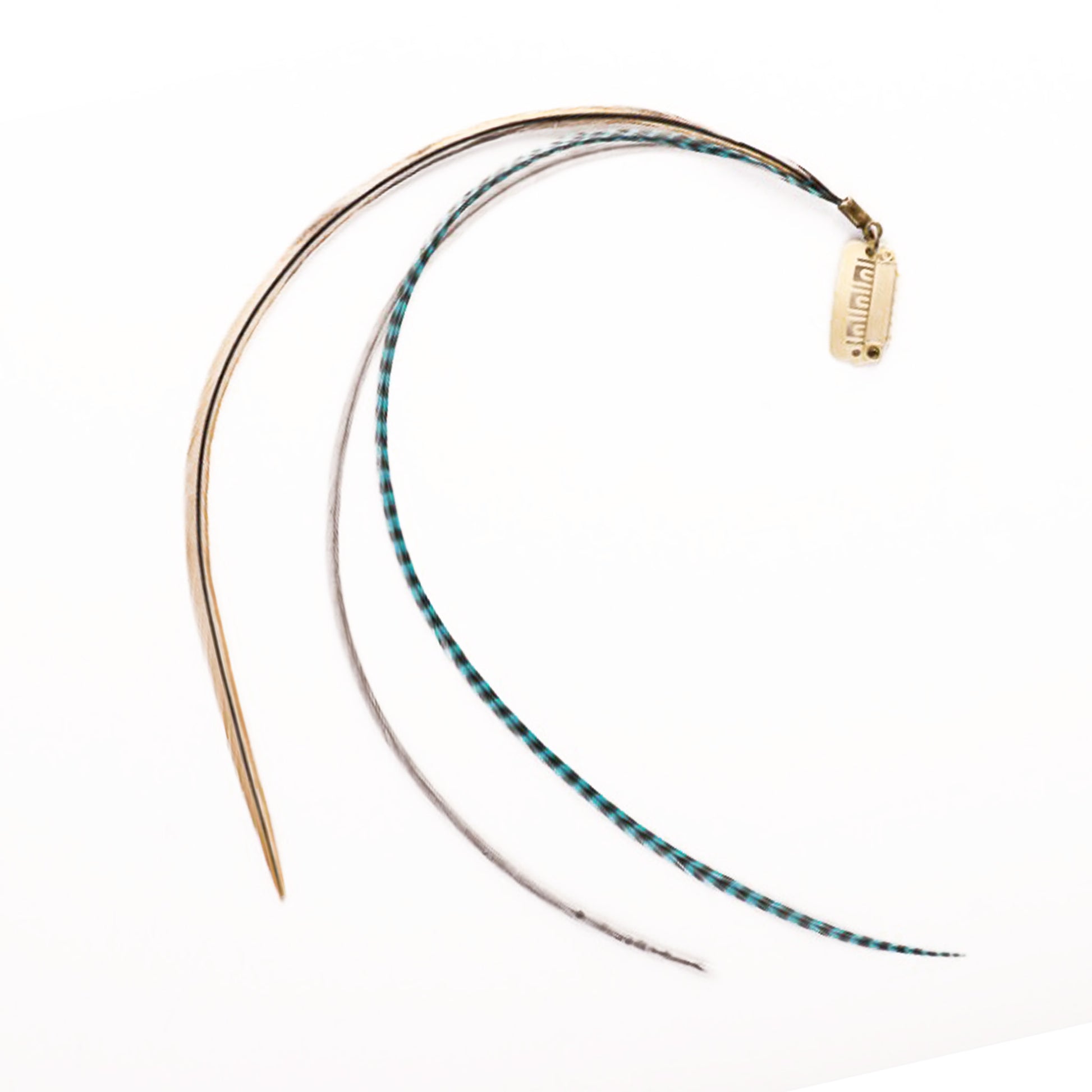 Feather extensions - 3 feathers - Siren