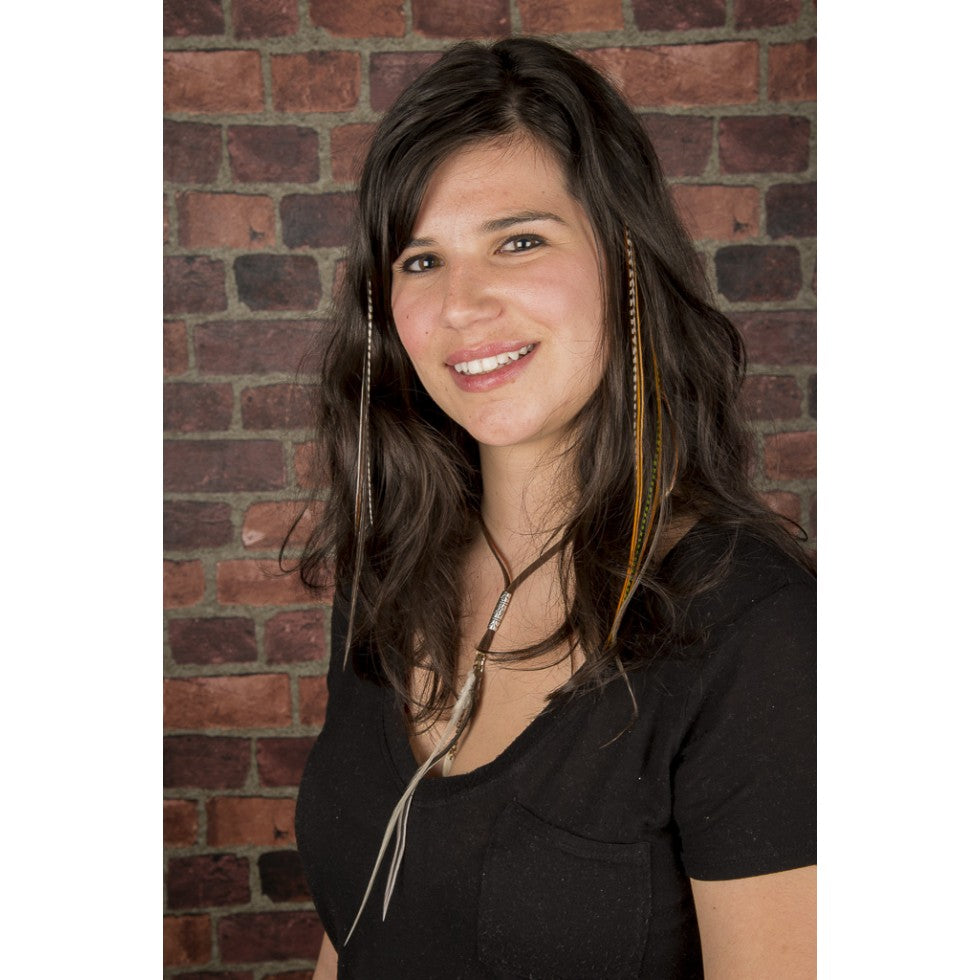 Feather extensions - Model - Pat Plume Bijoux