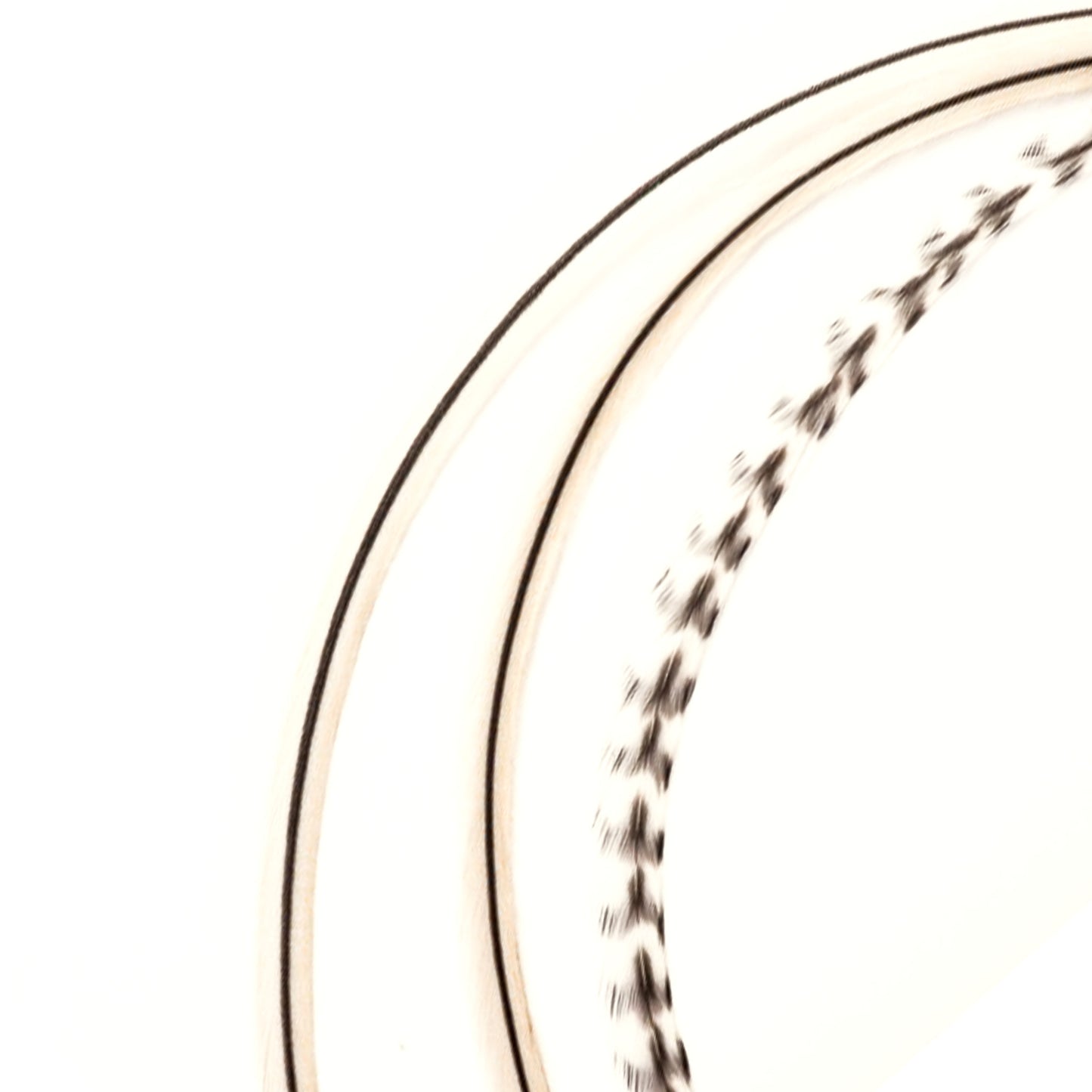 Feather extensions - 3 feathers - Wildcat tail