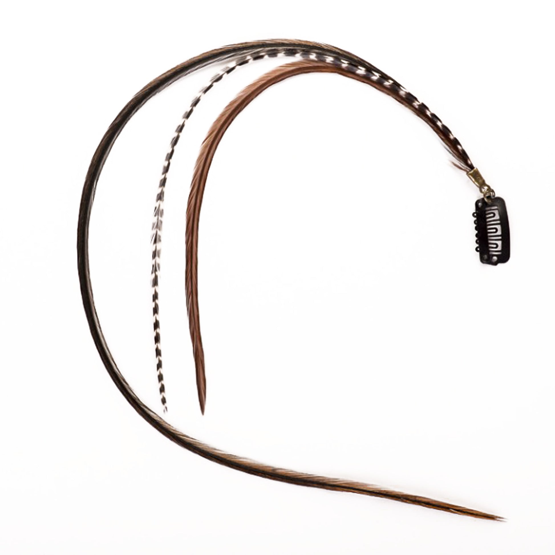 Feather extensions - 3 feathers - Wild night