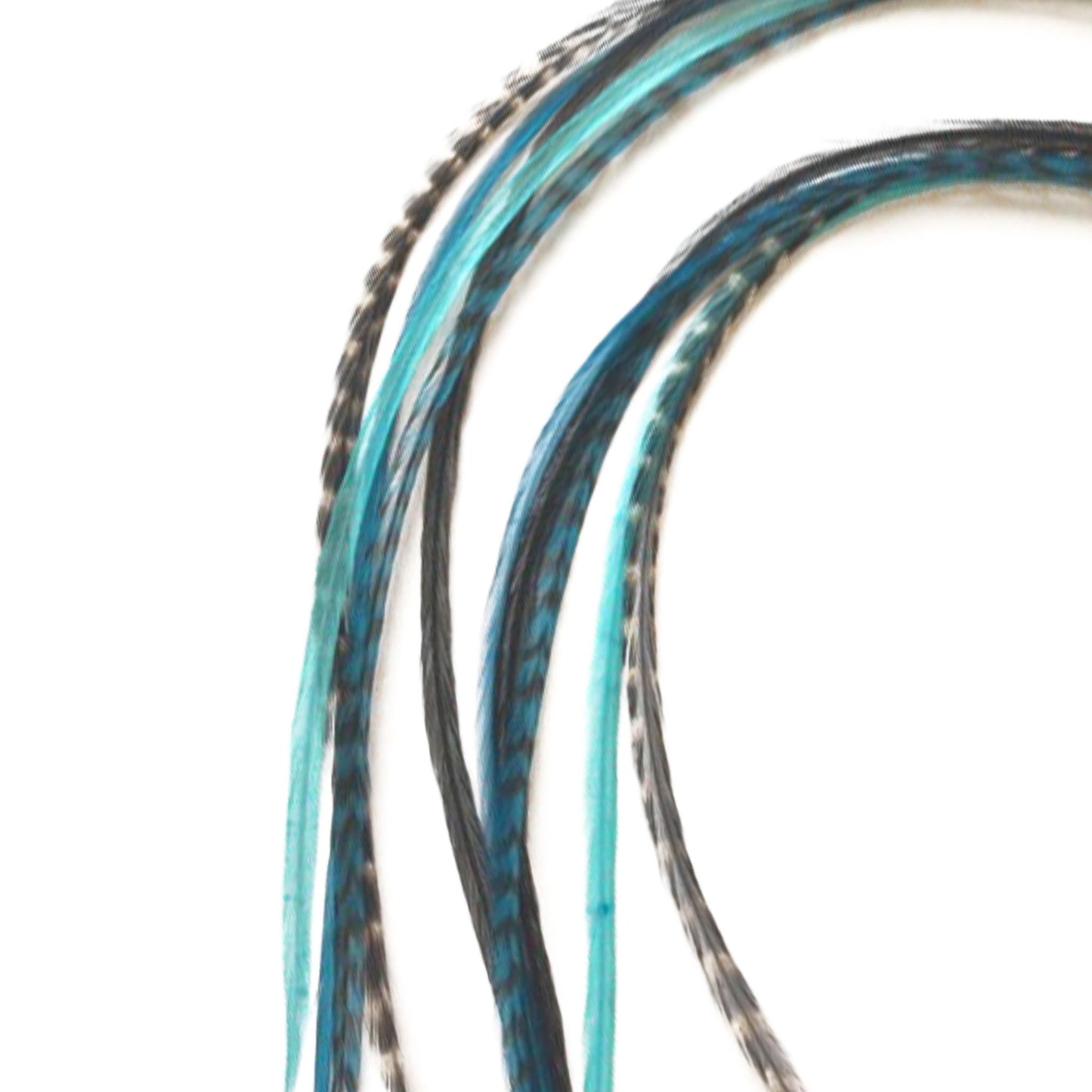 Feather extensions - 4 feathers - Moonshadow Fairy