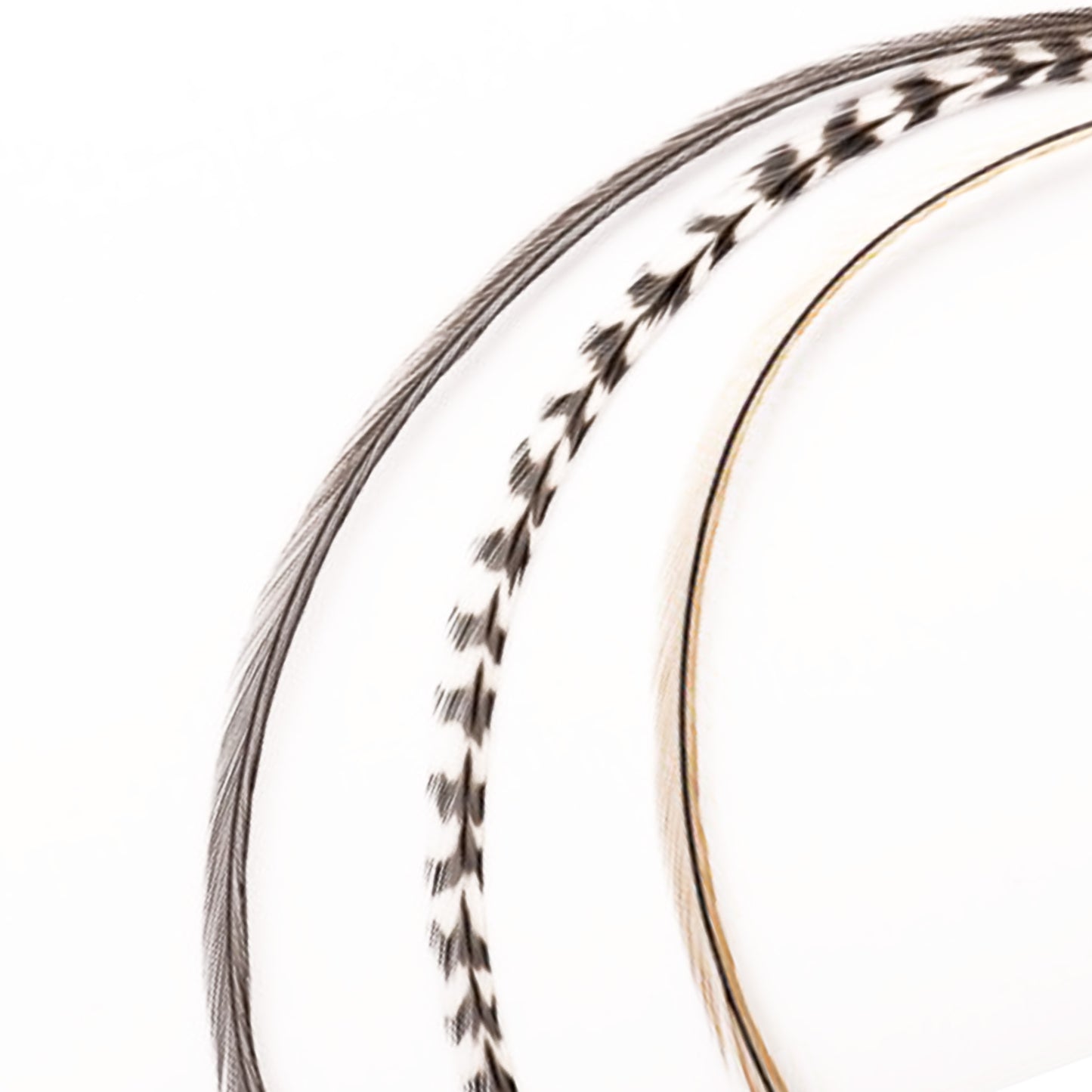 Feather extensions - 3 feathers - Fox tail