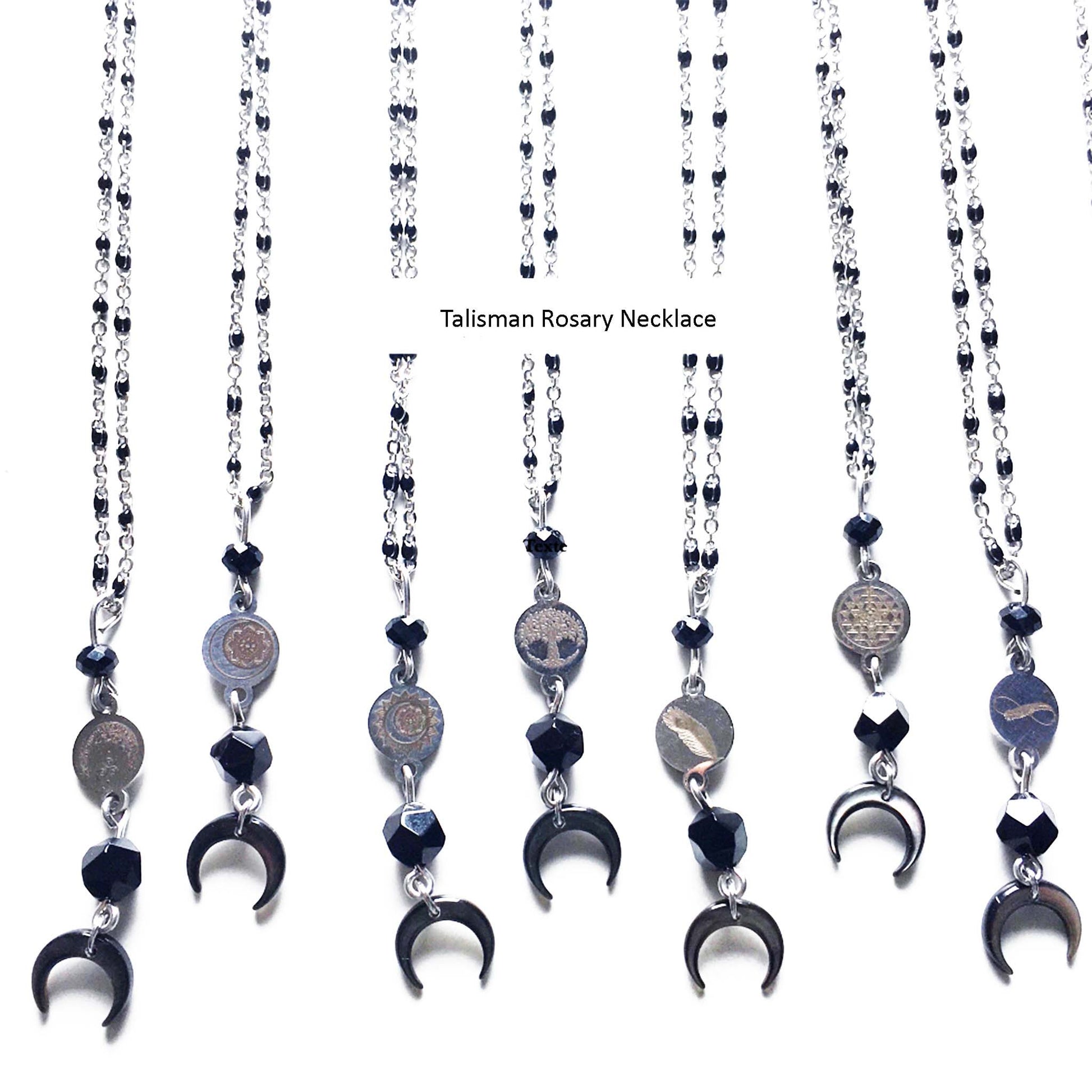 Necklaces - Talisman Rosary- Choose your symbol