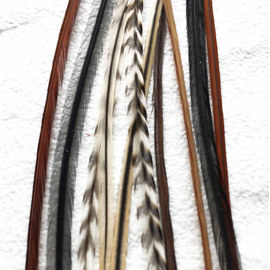 Feather extensions - Natural mix
